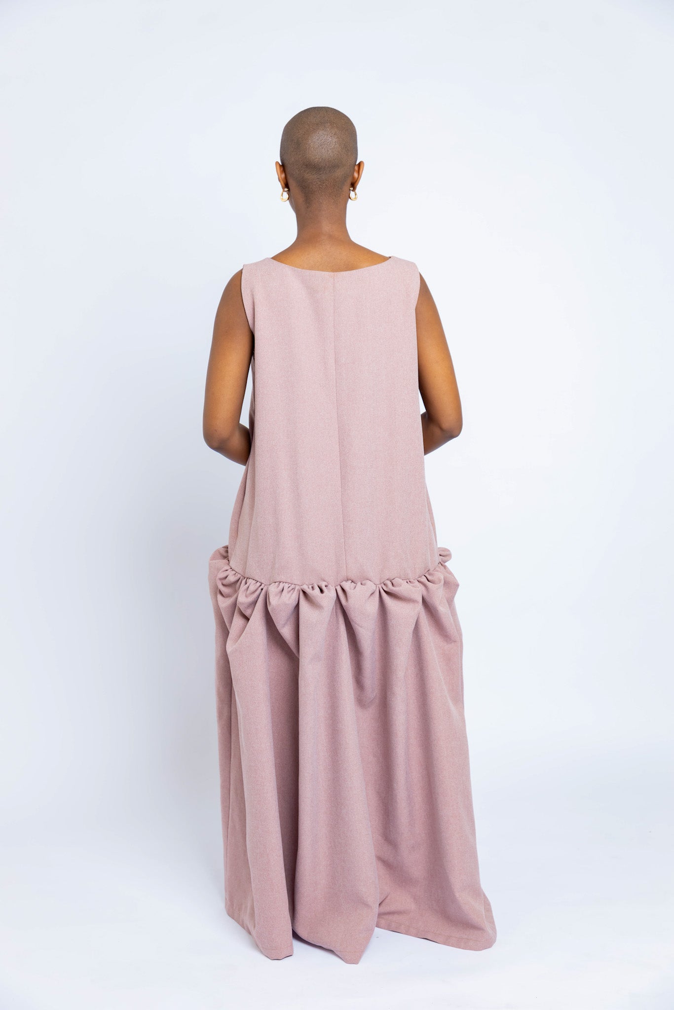Makena Sculpted Maxi Dress - Blush