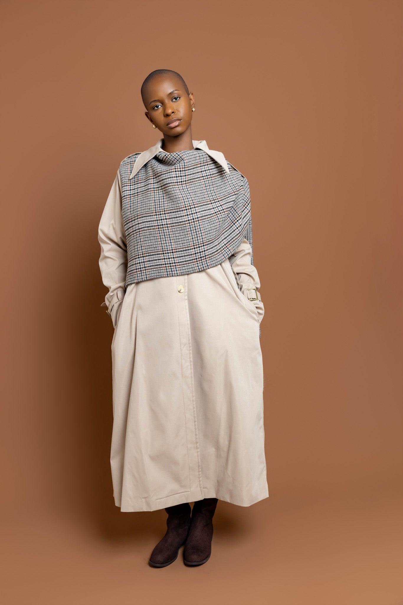 Sade Layered Trench Coat