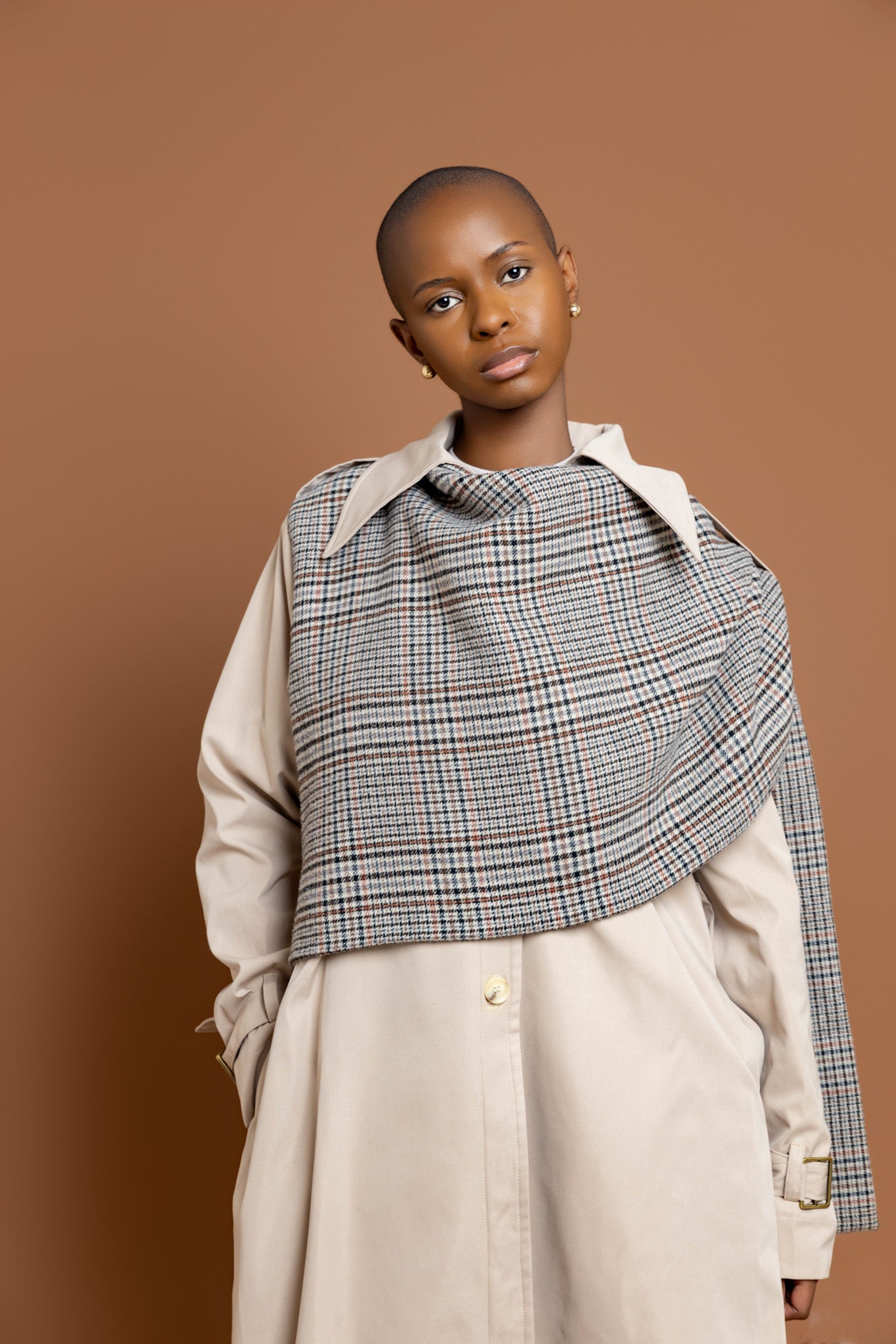 Sade Layered Trench Coat