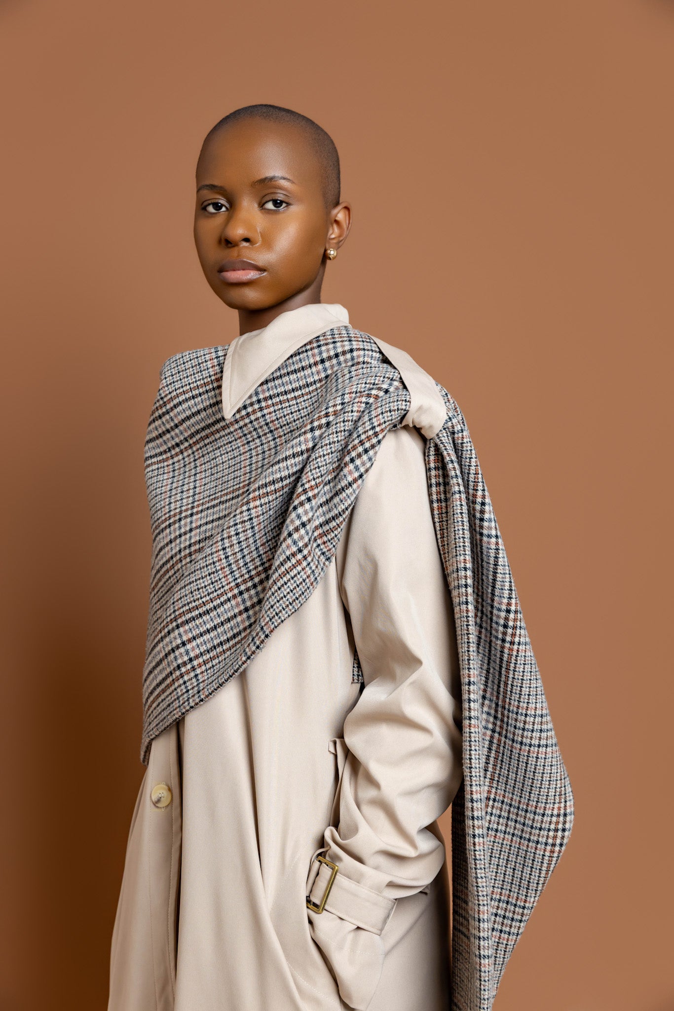 Sade Layered Trench Coat