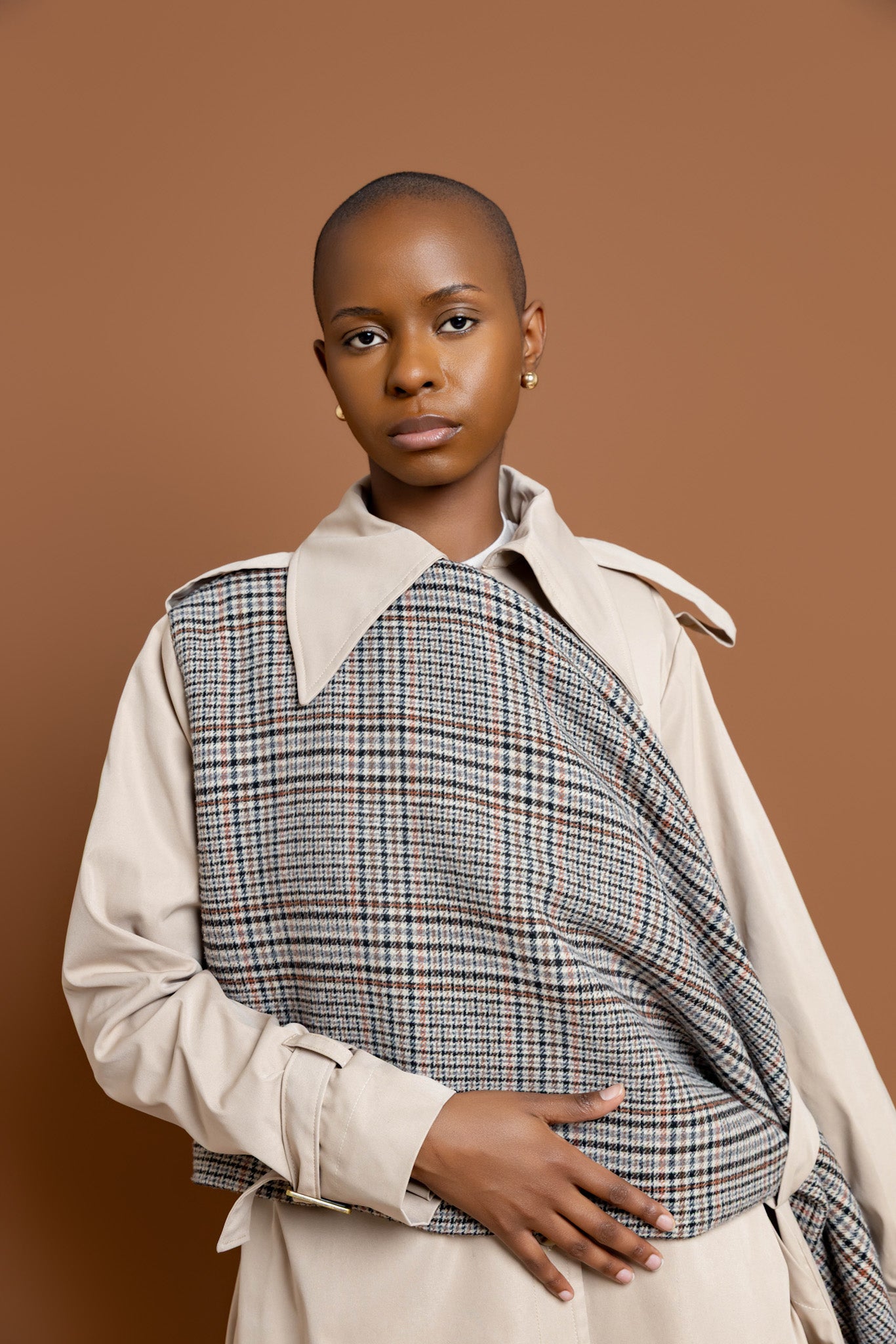 Sade Layered Trench Coat