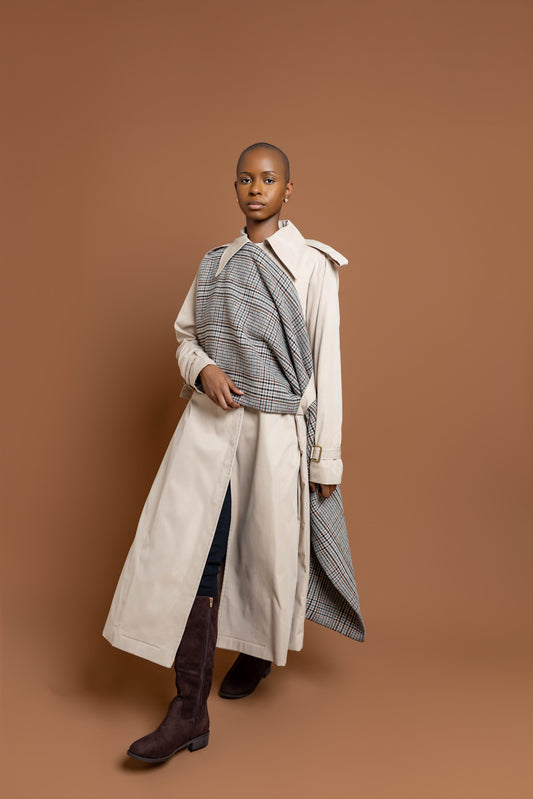 Sade Layered Trench Coat