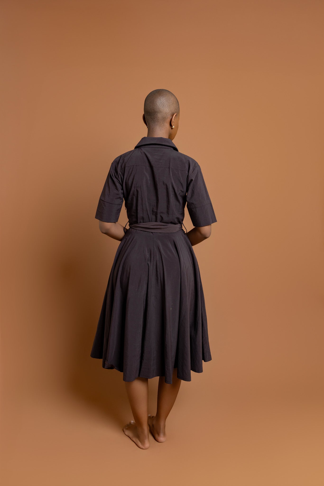 Enhle Belted Midi Dress