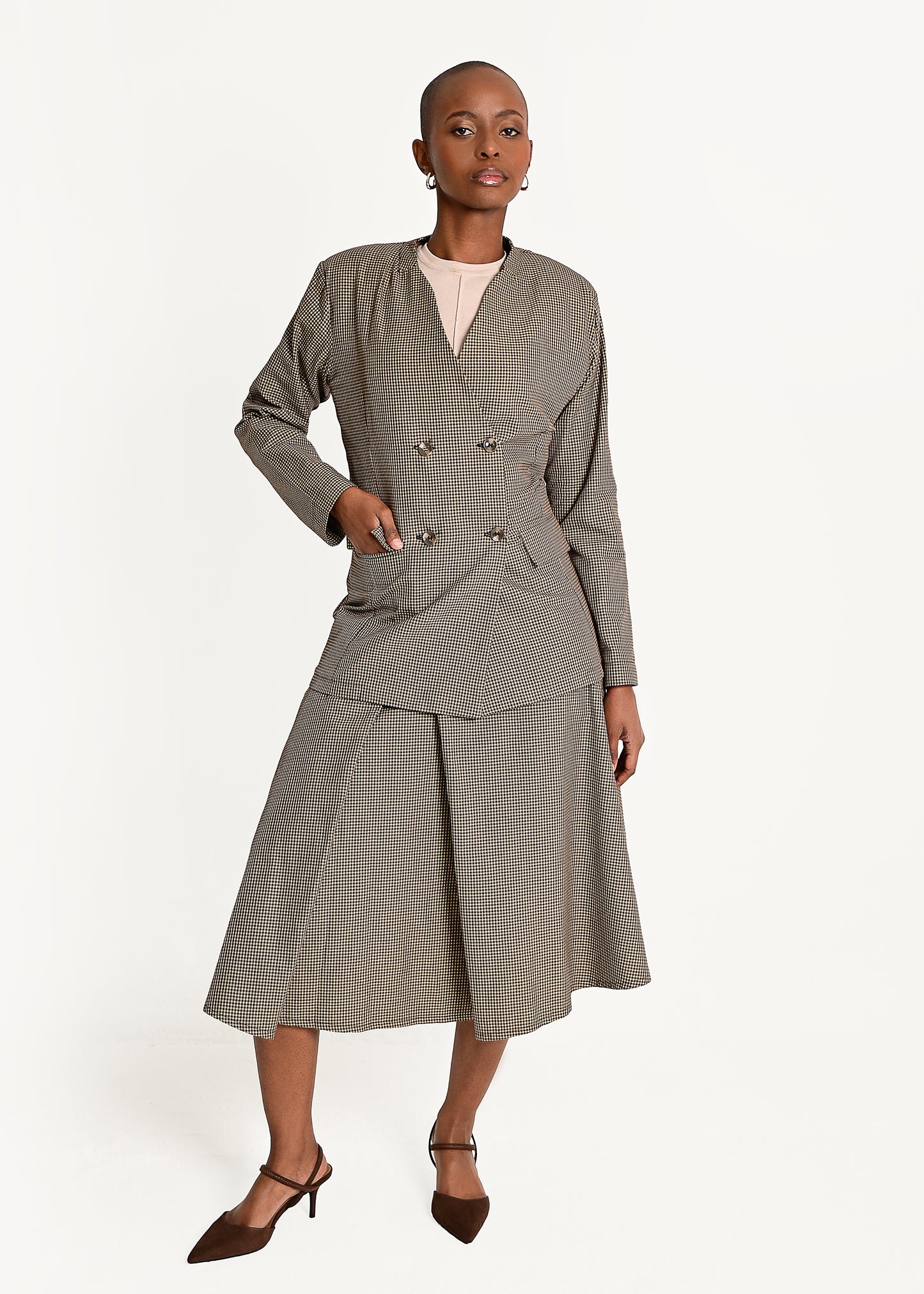 Zuri Pleat Flap Skirt