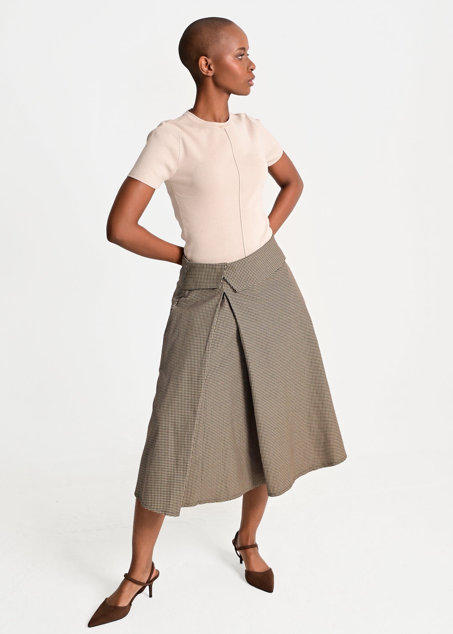 Zuri Pleat Flap Skirt