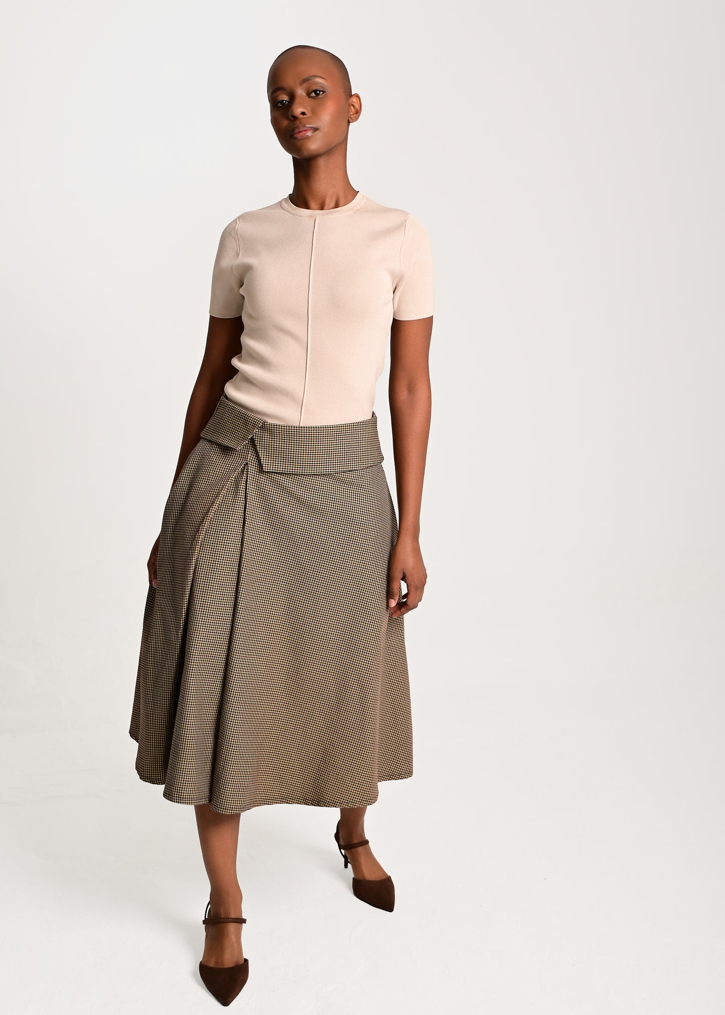 Zuri Pleat Flap Skirt