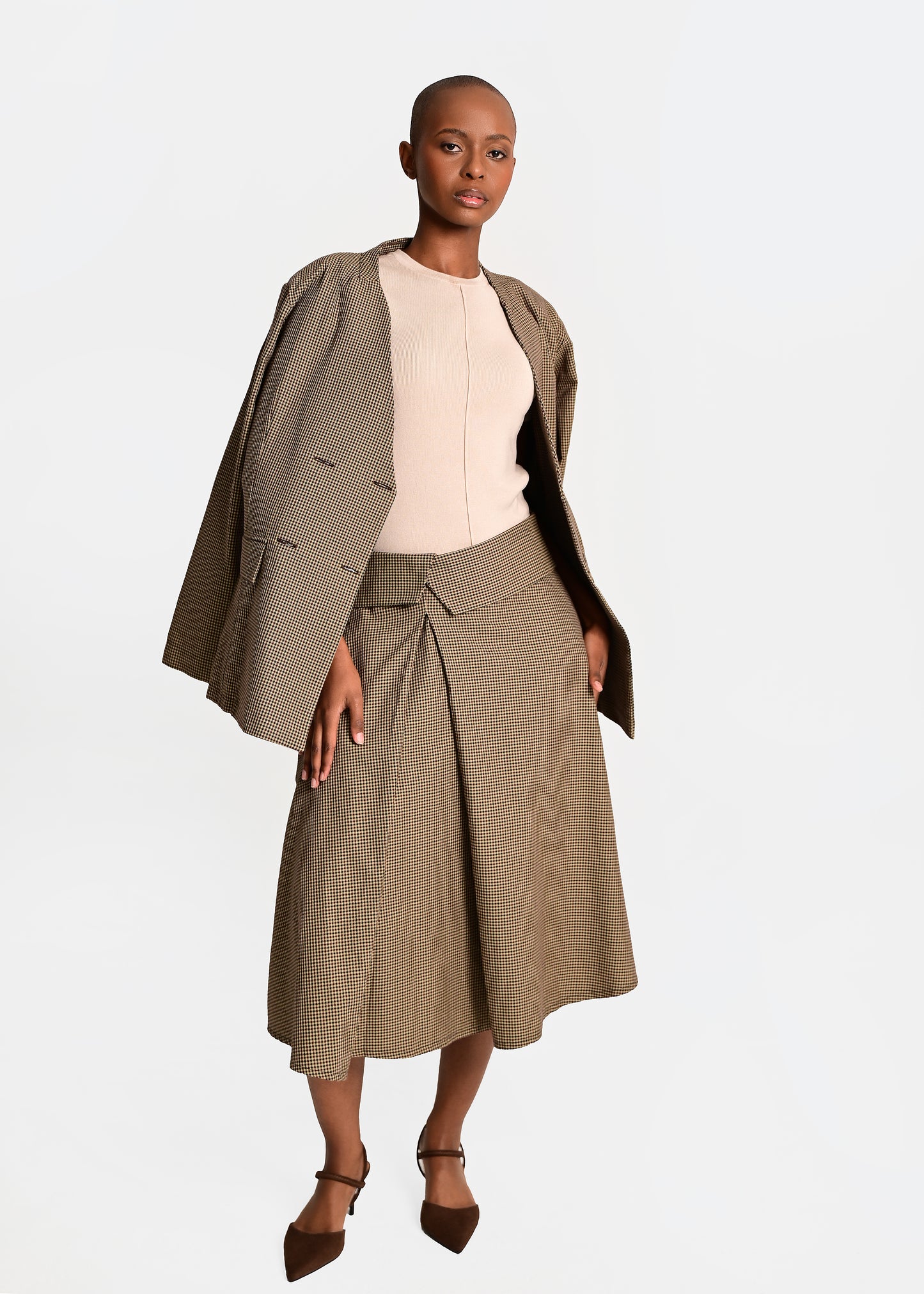 Zuri Pleat Flap Skirt